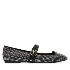 Baleriny Liu Jo. Czarne balerinki damskie Liu Jo, bez wzorów. Za 629.99 zł.