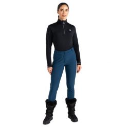 Spodnie Narciarskie Womens/Ladies Upshape IV. Niebieskie spodnie sportowe damskie Dare 2b, bez wzorów, z elastanu, na fitness i siłownię. Za 101.99 zł.