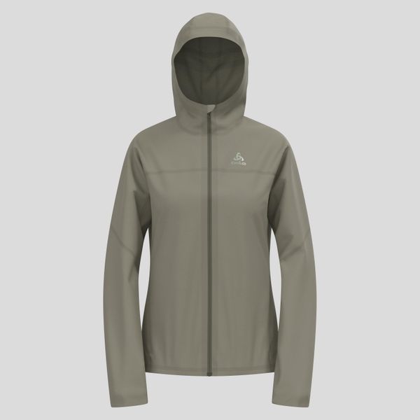 Kurtka damska Odlo X-ALP WATERPROOF Jacket. Zielone kurtki damskie ODLO, bez wzorów, bez kaptura. W wyprzedaży za 719.99 zł.