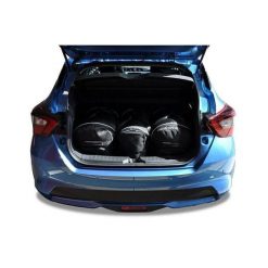 Torby Do Bagażnika Nissan Micra 2017-2023 3Szt Kjust. Czarne torby podróżne KJUST, bez wzorów. Za 921.00 zł.
