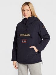 Napapijri Kurtka anorak Rainforest NP0A4GM6 Granatowy Regular Fit. Niebieskie kurtki damskie Napapijri, l, bez wzorów, z syntetyku, bez kaptura. Za 759.99 zł.