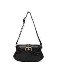 PINKO Torebka Jolene Shoulder Mini PE 25 PLTT 102802 A27K Czarny. Czarne torebki klasyczne damskie Pinko, ze skóry, bez dodatków. Za 1,129.00 zł.