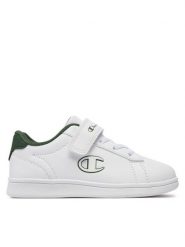 Champion Sneakersy Centre Court B Ps Low Cut Shoe S32854-CHA-WW003 Biały. Białe buty sportowe chłopięce Champion, ze skóry, bez zapięcia. Za 109.99 zł.