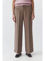 TATUUM Spodnie "Luzo" w kolorze szarobrązowym rozmiar: 38. Brązowe spodnie materiałowe damskie TATUUM, bez wzorów, z materiału. Za 148.96 zł.