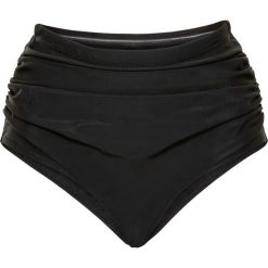 Modelujące figi bikini, High Waist, lekki stopień modelowania sylwetki. Czarne bikini bonprix, bez wzorów. Za 67.99 zł.