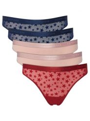 Tommy Hilfiger Komplet stringów UW0UW06136 Kolorowy. Komplety bielizny Tommy Hilfiger, bez wzorów, z syntetyku. Za 299.99 zł.