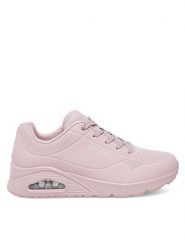 Skechers Sneakersy Uno Stand On Air 73690/LTMV Różowy. Czerwone obuwie sportowe damskie Skechers, ze skóry, bez zapięcia. Za 349.99 zł.