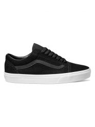Vans Skórzane sneakersy "Old Skool" w kolorze czarnym rozmiar: 38. Czarne obuwie sportowe damskie Vans, z materiału, bez zapięcia. Za 281.10 zł.