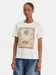 Weekend Max Mara T-Shirt Pantera 2615971032 Biały Regular Fit. Białe t-shirty damskie Weekend Max Mara, s, bez wzorów, z bawełny, bez kołnierzyka. Za 449.99 zł.