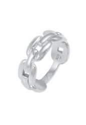 Elli Ladies Links Oval Chain Look Trend Blogger w 925 Sterling Silver Pierścionki 1 ct Damski. Szare pierścionki damskie Elli, srebrne. Za 248.99 zł.