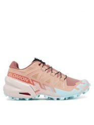 Salomon Buty do biegania Speedcross 6 L47766500 Różowy. Czerwone obuwie sportowe damskie Salomon, z materiału, bez zapięcia, do biegania. Za 499.99 zł.