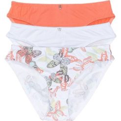 Figi (3 pary) bonprix z nadrukiem + biel wełny + łososiowy jasnoróżowy. Białe figi bonprix, z nadrukiem, z wełny. Za 53.97 zł.