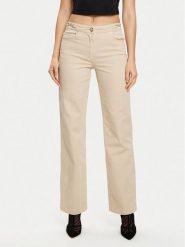 Marciano Guess Spodnie materiałowe 4BGA02 7173A Beżowy Regular Fit. Brązowe spodnie materiałowe damskie Marciano Guess, z aplikacjami, z bawełny. Za 489.99 zł.