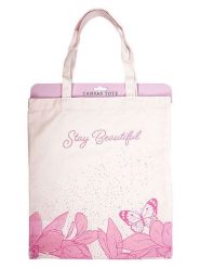 Tri-Coastal Design Shopper bag w kolorze kremowo-różowym - 40 x 37 cm rozmiar: onesize. Brązowe shopper bag Tri-Coastal Design, bez wzorów, z materiału, bez dodatków. Za 26.25 zł.