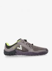 Buty trailowe damskie Vivobarefoot Primus Trail II FG. Szare obuwie trekkingowe damskie VIVOBAREFOOT, z syntetyku, bez zapięcia. Za 671.05 zł.