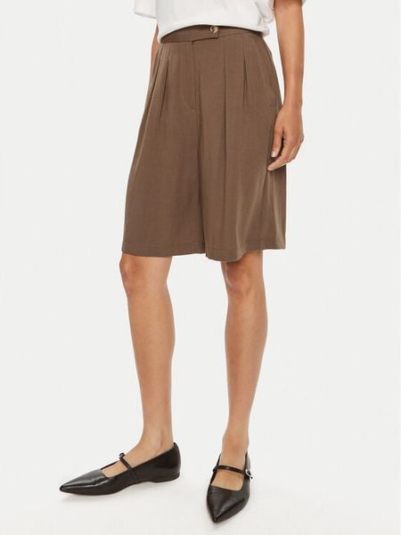 ViCOLO Szorty materiałowe TB1568 Brązowy Regular Fit. Brązowe szorty damskie ViCOLO, bez wzorów, z materiału. Za 199.99 zł.