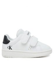 Calvin Klein Sneakersy V1X9-83151-1355 M Biały. Białe buty sportowe chłopięce Calvin Klein, ze skóry, bez zapięcia. Za 199.99 zł.