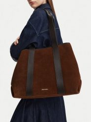 GINO ROSSI Torebka EO-LA321-2769 Brązowy. Brązowe shopper bag Gino Rossi, ze skóry, bez dodatków. Za 599.99 zł.