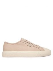 Calvin Klein Trampki Vulc HW0HW02975 Różowy. Czerwone trampki damskie Calvin Klein, bez wzorów, z materiału, bez zapięcia. Za 329.99 zł.