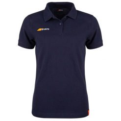 Damska koszulka polo Grays Hockey Tangent. Niebieskie koszulki damskie GRAYS, bez wzorów, bez kołnierzyka, bez ramiączek. Za 213.00 zł.