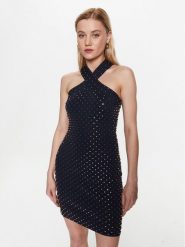 MICHAEL Michael Kors Sukienka koktajlowa MS381MI5EU Granatowy Bodycon Fit. Niebieskie sukienki damskie MICHAEL Michael Kors, bez wzorów, z wiskozy, wizytowe, bez ramiączek. Za 1,609.00 zł.