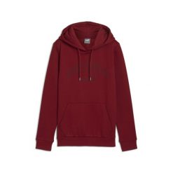 Damska bluza z kapturem ESS+ LOGO LAB PUMA Intense Red. Czerwone bluzy damskie Puma, l, bez wzorów, z kapturem. Za 193.00 zł.