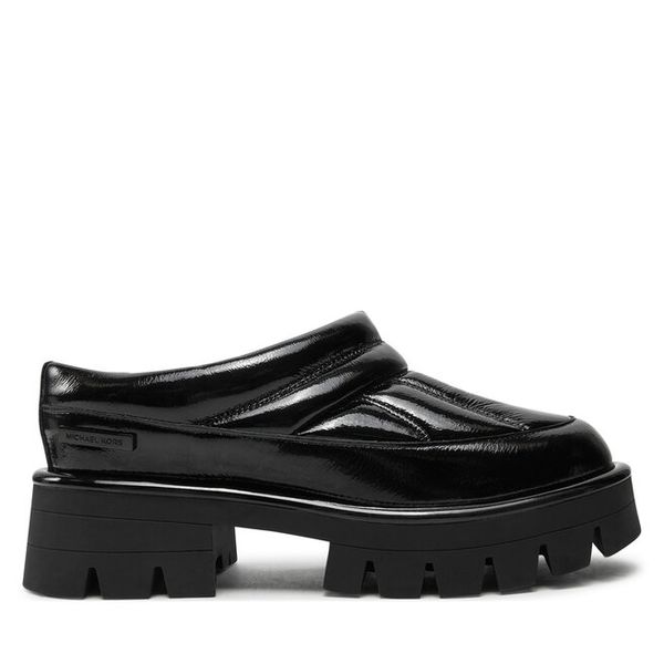 Klapki MICHAEL Michael Kors. Czarne klapki damskie MICHAEL Michael Kors, bez wzorów, bez obcasa, bez zapięcia. Za 879.99 zł.