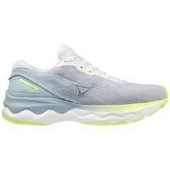 Buty do biegania damskie Mizuno Wave Skyrise 3. Białe obuwie sportowe damskie Mizuno, z materiału, bez zapięcia, do biegania, mizuno wave. Za 587.90 zł.