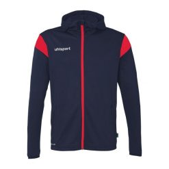 Bluza dresowa z kapturem Uhlsport Squad 27. Czerwone bluzy damskie Uhlsport, l, bez wzorów, z dresówki, z kapturem. Za 212.65 zł.