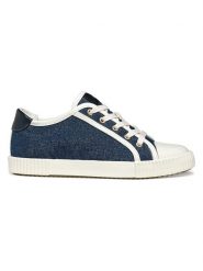 Geox Sneakersy "Blomiee" w kolorze granatowym rozmiar: 35. Niebieskie obuwie sportowe damskie Geox, bez zapięcia. Za 190.63 zł.