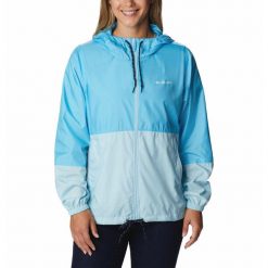 Kurtka Przejściowa Damska Columbia Flash Forward Windbreaker. Niebieskie kurtki damskie Columbia, m, bez wzorów, bez kaptura. Za 155.57 zł.