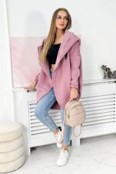 Bluza z krótkim suwakiem ciemny róż. Czerwone bluzy damskie KESI, l, bez wzorów, z bawełny, bez kaptura. Za 355.46 zł.