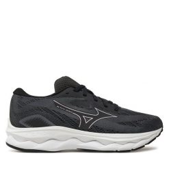 Buty do biegania Mizuno. Czarne obuwie sportowe damskie Mizuno, do biegania, mizuno wave. Za 449.99 zł.