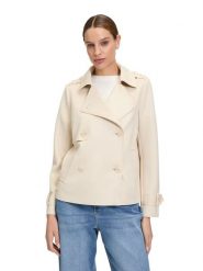 CARTOON Kurtka przejściowa w kolorze beżowym rozmiar: 38. Brązowe kurtki damskie Cartoon, bez wzorów, bez kaptura. Za 130.99 zł.