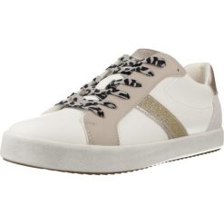 Buty GEOX D BLOMIEE Beżowy. Brązowe obuwie trekkingowe damskie Geox, ze skóry, bez zapięcia. Za 241.99 zł.