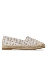 DeeZee Espadryle WSS990-104 Beżowy. Brązowe espadryle damskie DeeZee, bez wzorów, ze skóry, bez obcasa. Za 99.99 zł.