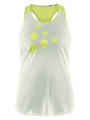 Craft Top sportowy "Eaze" w kolorze zielonym rozmiar: M. Zielone koszulki sportowe damskie Craft, m, bez wzorów, z materiału, bez ramiączek, outdoorowe. Za 70.08 zł.
