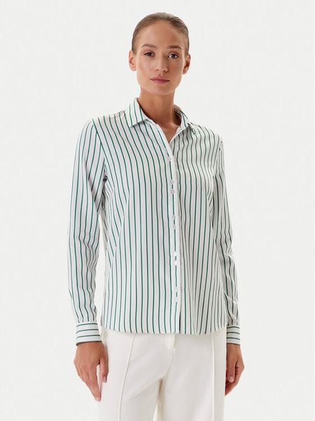 Tatuum Koszula Enmo 1 T2502.081 Zielony Regular Fit. Zielone koszule damskie TATUUM, bez wzorów, z wiskozy, bez kołnierzyka, bez ramiączek. Za 139.99 zł.