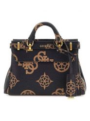 Guess Torebka w kolorze czarnym - 24 x 16 x 7 cm rozmiar: onesize. Czarne torebki klasyczne damskie Guess, z materiału, przez ramię, bez dodatków. Za 412.88 zł.