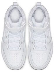 Nike Sportswear Sneakersy "Court Borough 2" w kolorze białym rozmiar: 28,5. Białe obuwie sportowe damskie Nike Sportswear, z materiału, za kostkę, bez zapięcia. Za 193.24 zł.