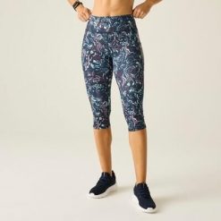 Womens Influential II Soft Touch 3/4 Legging. Niebieskie obuwie sportowe damskie Dare 2b, bez zapięcia, do biegania. Za 229.99 zł.