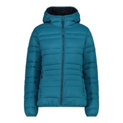 Damska kurtka z kapturem CMP. Białe kurtki damskie CMP, na zimę, xs, bez wzorów, z puchu, z kapturem. Za 422.00 zł.