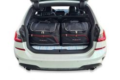 Torby Do Bagażnika Bmw 3 Touring Phev 2020+ 4Szt Kjust. Czarne torby podróżne KJUST, bez wzorów, z kauczuku. Za 1,218.00 zł.