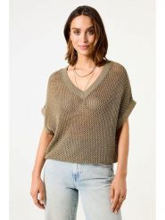 Garcia Sweter w kolorze khaki rozmiar: XL. Brązowe swetry klasyczne damskie Garcia, xl, bez kołnierzyka. Za 89.45 zł.