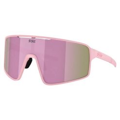 Okulary przeciwsłoneczne Bliz P001 matte powder pink/brown/rose multicolor. Czerwone okulary przeciwsłoneczne damskie BLIZ. Za 349.99 zł.