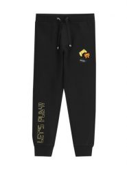 Coccodrillo Spodnie dresowe WC5122701GBK Czarny Regular Fit. Czarne spodnie dresowe chłopięce COCCODRILLO, z bawełny. Za 49.90 zł.