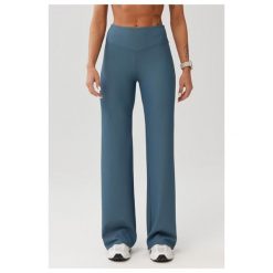 Damskie legginsy sportowe fitness Rough Radical Aven Long. Niebieskie legginsy damskie ROUGH RADICAL, bez wzorów. Za 189.90 zł.