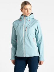 Dare 2b Kurtka przeciwdeszczowa "Torrek II" w kolorze błękitnym rozmiar: 36. Niebieskie kurtki sportowe damskie Dare 2b, m, bez wzorów, z polaru, bez kaptura. Za 191.42 zł.