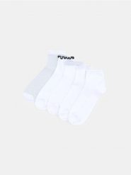 Skarpetki z falbanami 5 pack - biały. Białe skarpetki damskie Sinsay, bez wzorów. Za 17.99 zł.