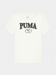 Puma T-Shirt Squad 676441 Écru Regular Fit. Koszulki i t-shirty dziewczęce Puma, bez wzorów, z bawełny, bez kołnierzyka, bez ramiączek. Za 99.99 zł.